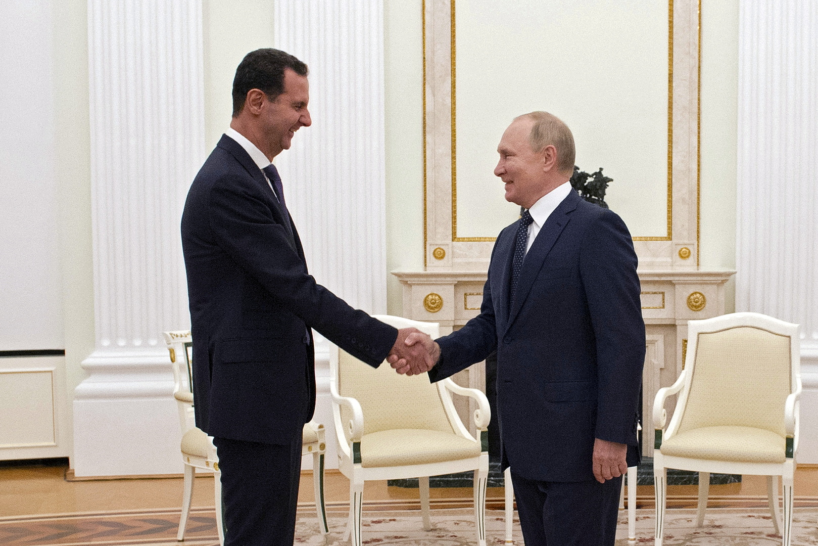 الأسد يرسل برقية تهنئة إلى بوتين: نأمل أن يشهد العام الجديد مزيدا من التألق للعلاقات بين بلدينا