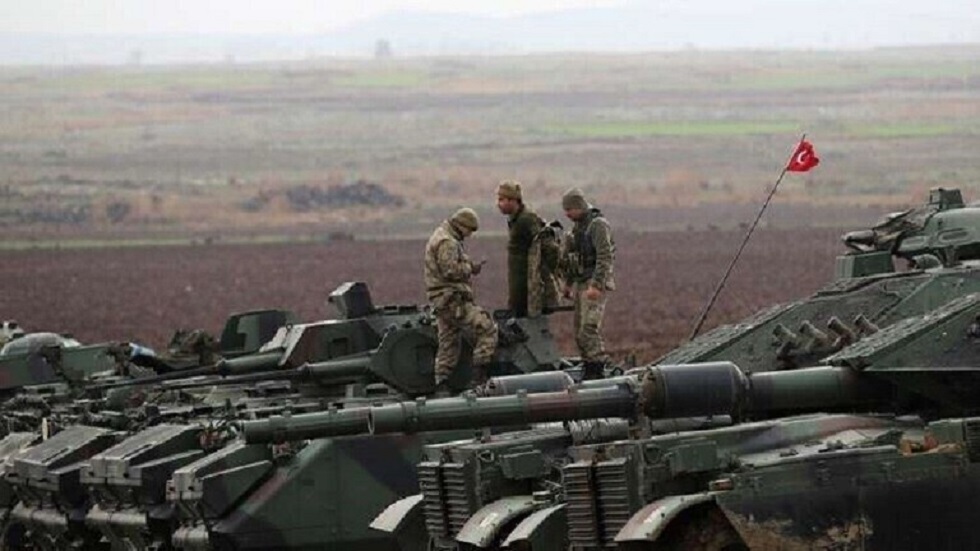 الجيش التركي في منطقة عملية 