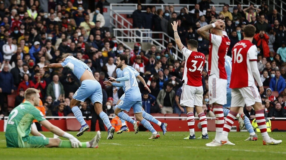 شاهد.. تصرف غير لائق من جماهير أرسنال بعد هدف مانشستر سيتي القاتل