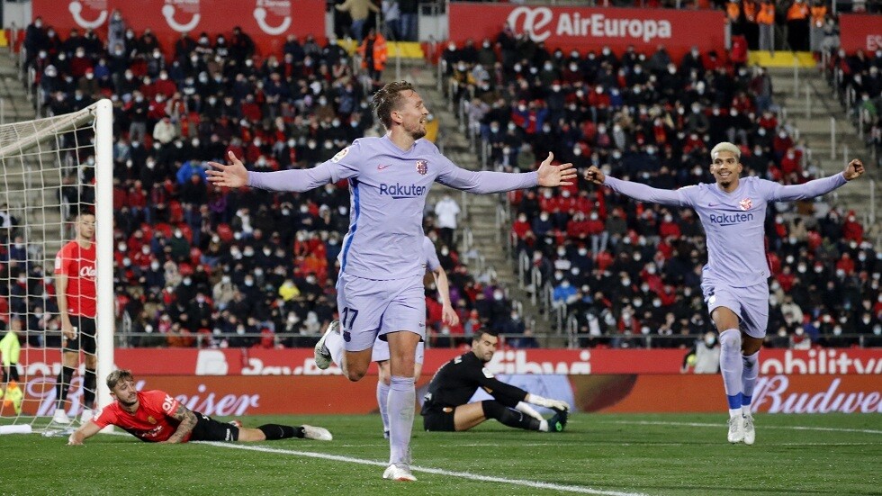 برشلونة يبدأ العام الجديد بفوز صعب على مايوركا (فيديو)