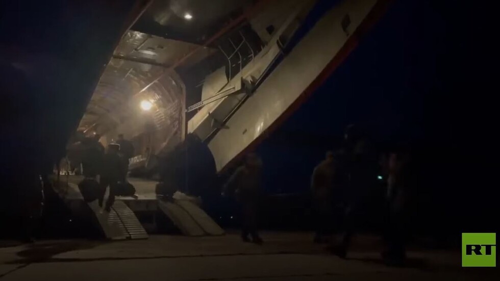 وصول قوات حفظ السلام الروسية إلى كازاخستان