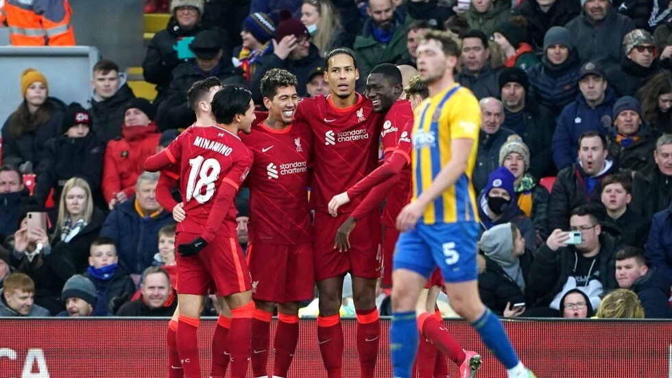 ليفربول يكرم ضيفه شروزبري تاون برباعية (فيديو)