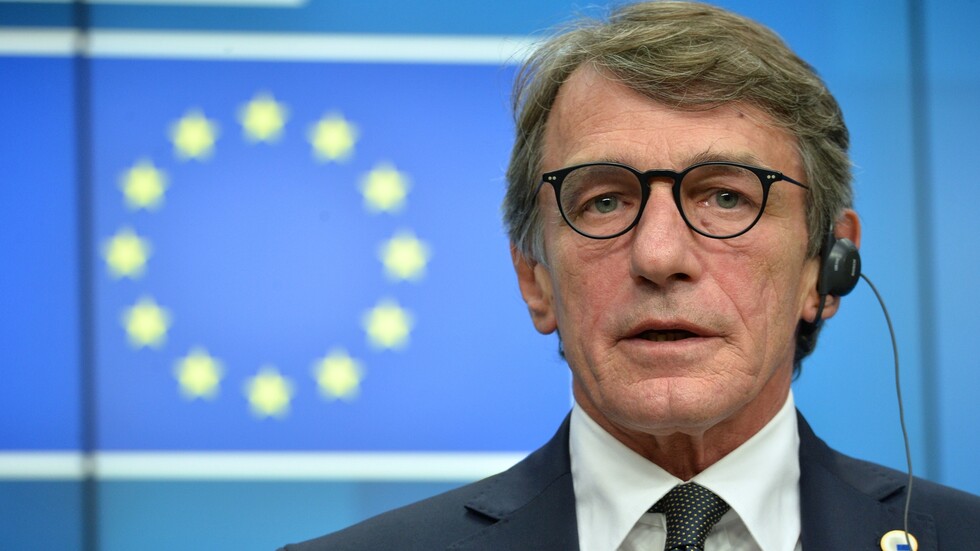 وفاة رئيس البرلمان الأوروبي دافيد ساسولي عن عمر ناهز 66 عاما في إيطاليا