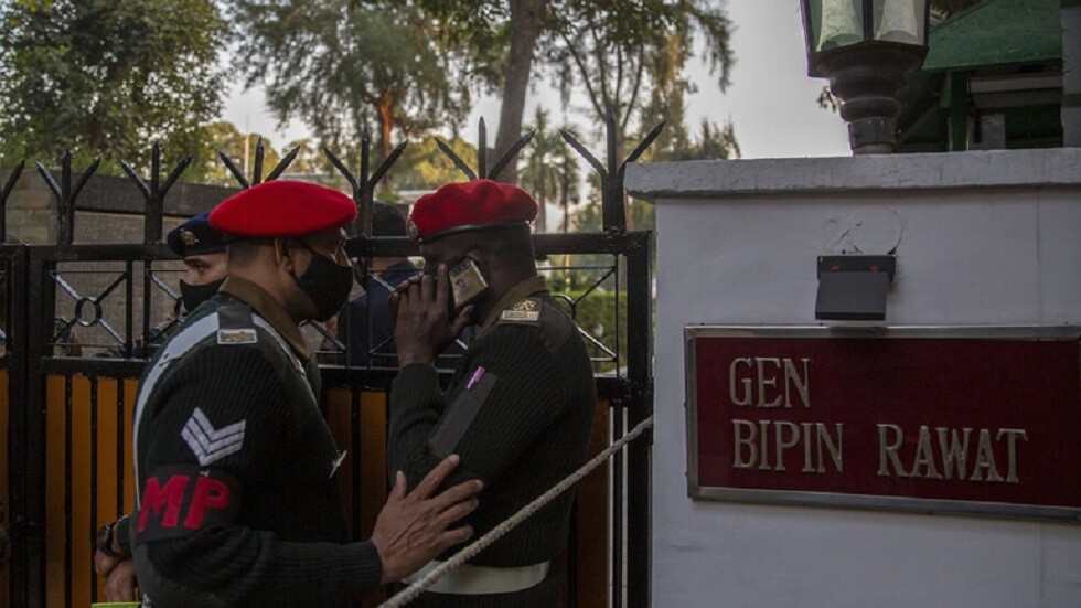 الطقس السيء وراء مقتل قائد الجيش الهندي