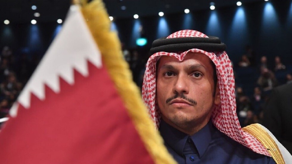 وزير الخارجية القطري يغرد بعد اجتماع مع أحد أقطاب المعارضة السورية (صورة)