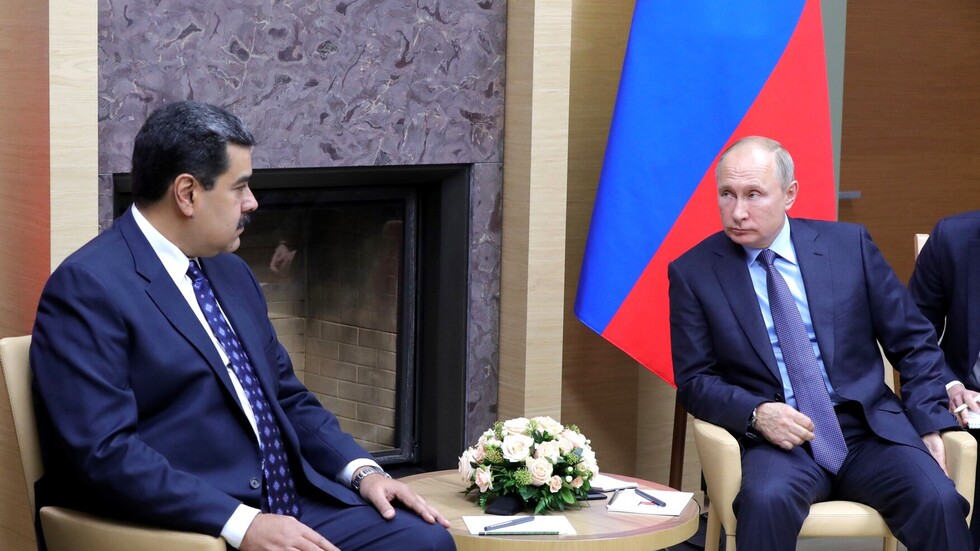 بوتين ومادورو يبحثان التعاون الثنائي ومحاربة فيروس كورونا