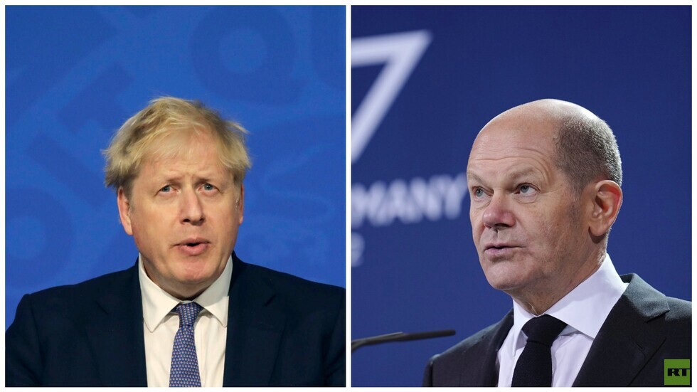 جونسون وشولتس يبحثان "منع الغزو الروسي لأوكرانيا"