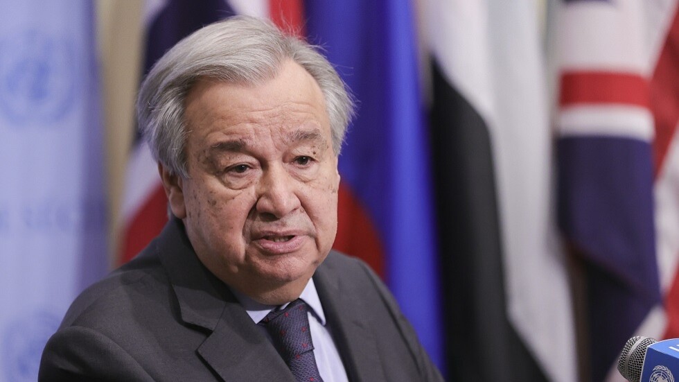 غوتيريش يدعو إلى وقف إطلاق النار وفتح موانئ ومطارات اليمن قبل بدء "حوار جاد"