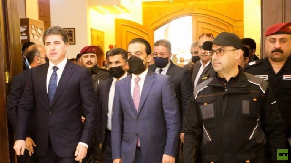 العراق.. الحلبوسي وبارزاني في النجف للقاء الصدر