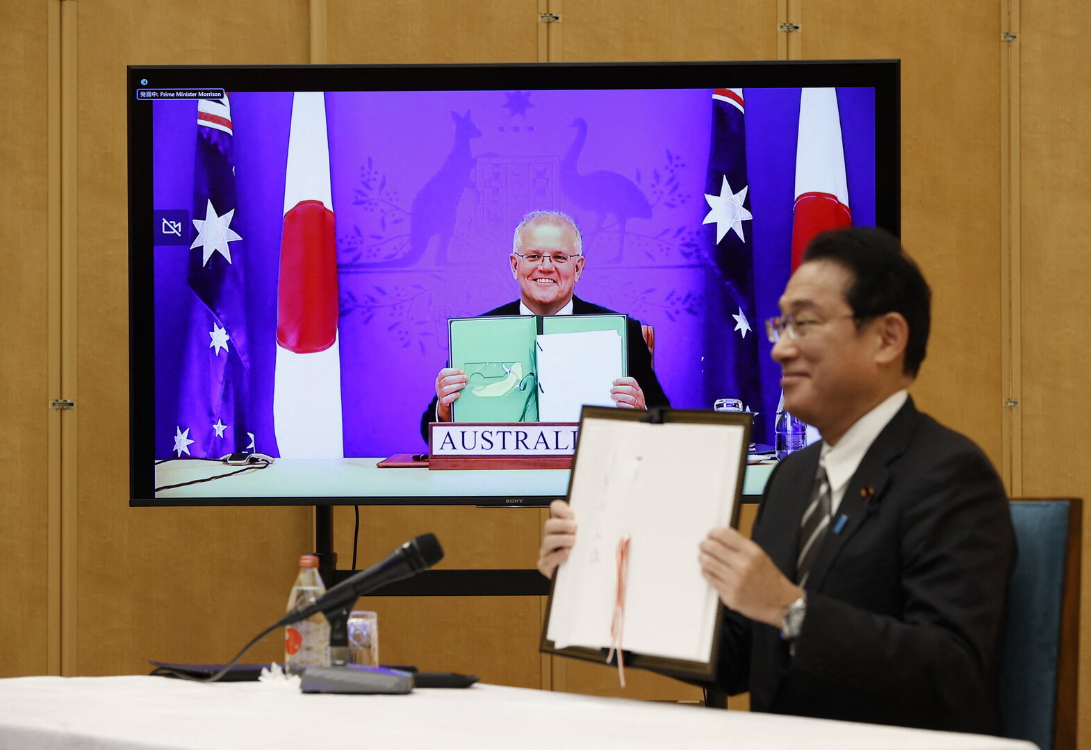 توقيع اتفاقية تعاون أمني بين اليابان وأستراليا