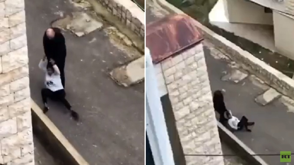 ضرب وسحل في الشارع.. الاعتداء على معينة منزلية بطريقة وحشية في لبنان! (فيديو)