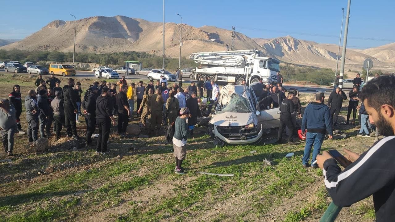 مقتل 7 أشخاص وإصابة آخرين جراء حادث مروع شمال أريحا