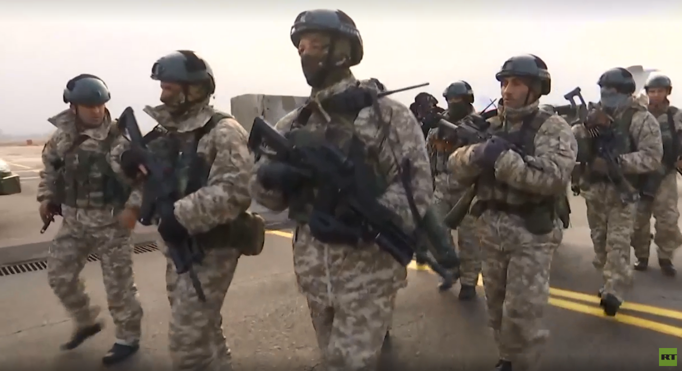 الدفاع الروسية تنجز عملية نقل قوات حفظ السلام الأرمينية إلى كازاخستان