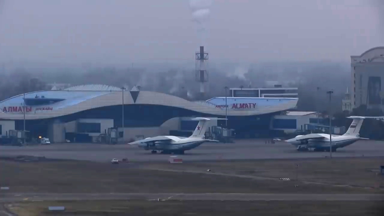 مطار ألما آتا الدولي في كازاخستان يستأنف عمله