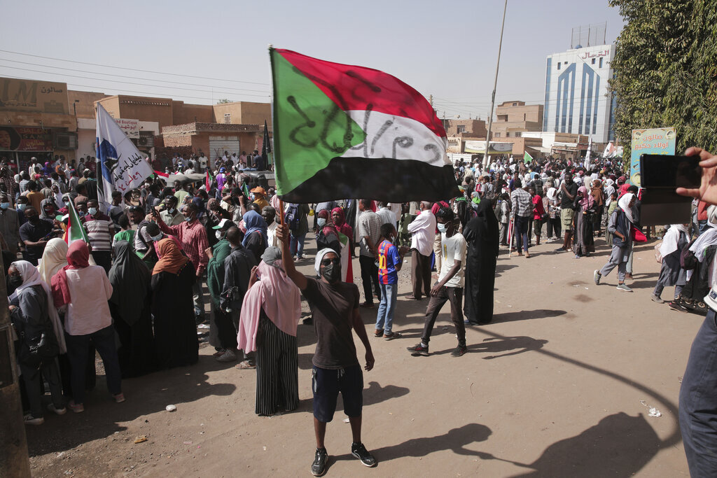 ثلاثة قتلى في تظاهرات مناهضة للانقلاب العسكري في الخرطوم