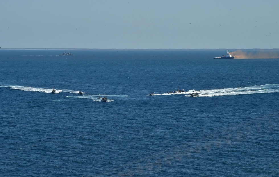 انطلاق المناورات البحرية المصرية السعودية 