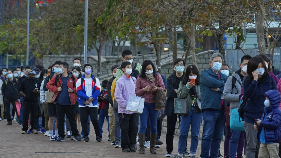 هونغ كونغ تسجل أعلى حصيلة إصابات بكورونا منذ بدء الجائحة