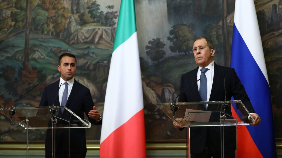 لافروف ودي مايو يبحثان المقترحات الروسية للأمن الأوروبي