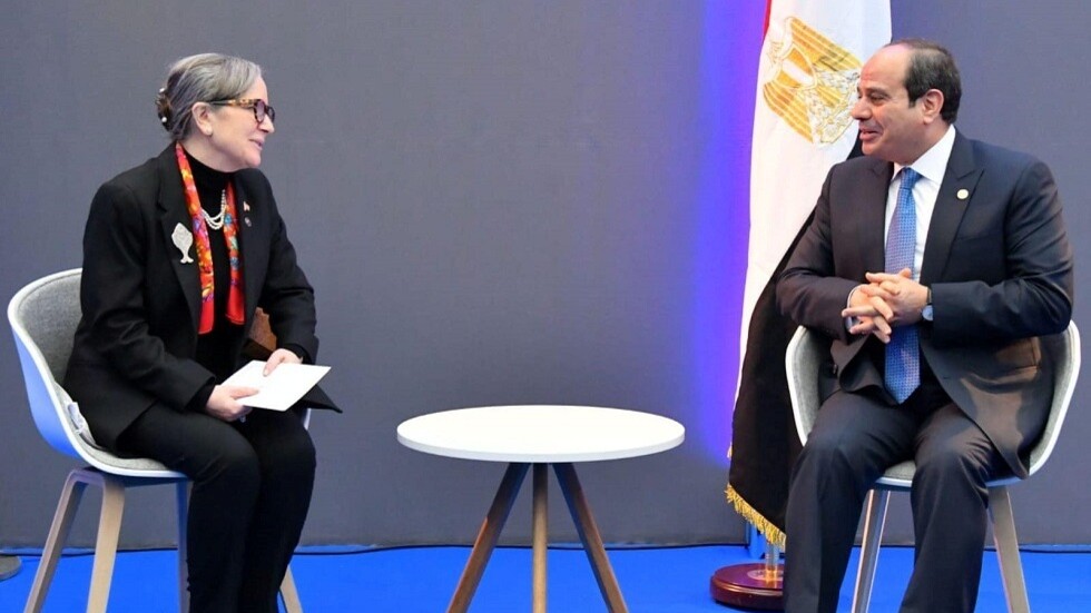 السيسي لرئيسة الحكومة التونسية: ندعم تونس في إجراءاتها للحفاظ على كيان الدولة