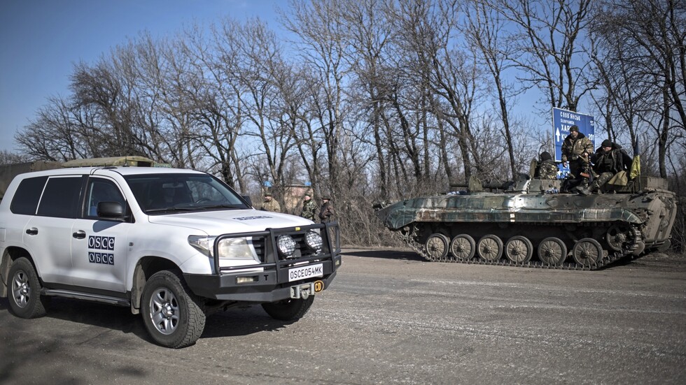 المراقبون الأمريكيون ضمن بعثة الأمن والتعاون في أوروبا يغادرون دونباس