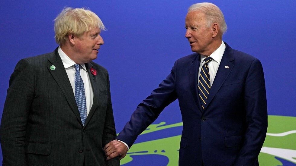 جونسون وبايدن: نافذة الدبلوماسية لم توصد بعد أمام الحل السلمي في أوكرانيا