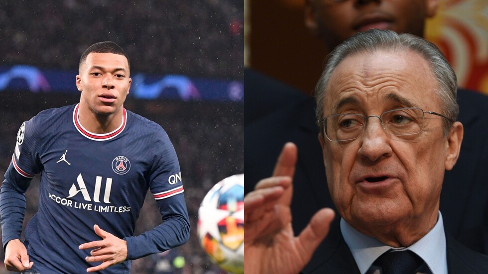 بيريز يرد بحركة واحدة على طلب جماهير ريال مدريد بالتعاقد مع مبابي (صور)