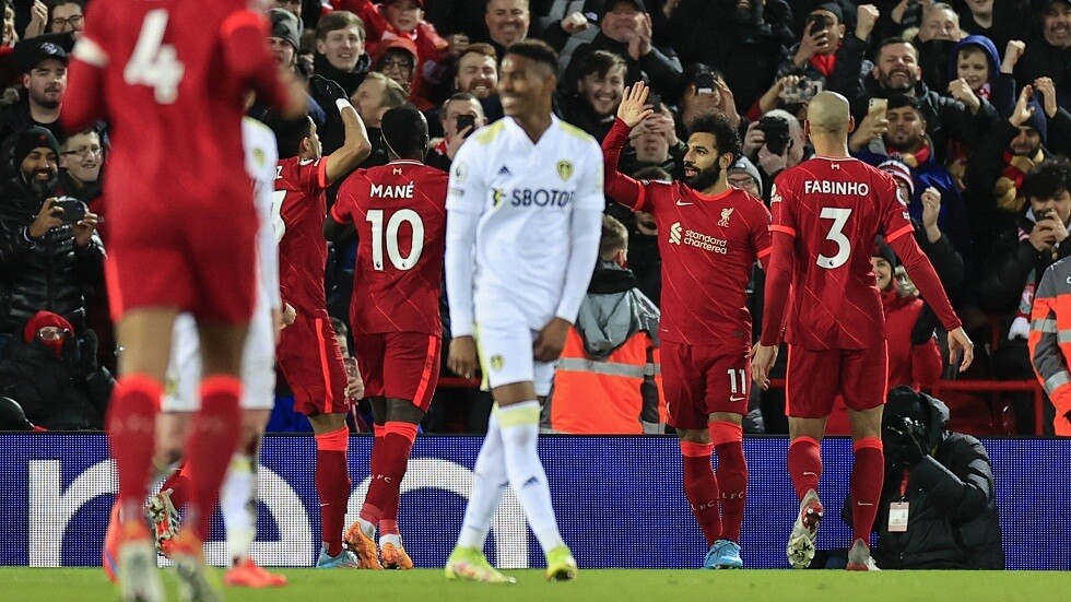 شاهد.. صلاح يتوهج ويقود ليفربول لاكتساح ليدز بسداسية نظيفة