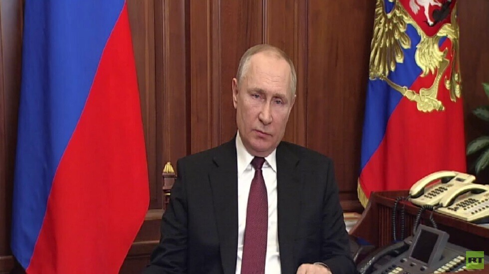 بوتين يعلن بدء عملية عسكرية خاصة في دونباس