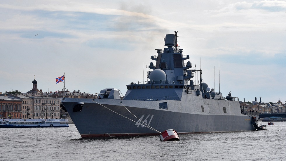 سلاح البحرية الروسي يتسلم فرقاطة صاروخية كبيرة العام الجاري