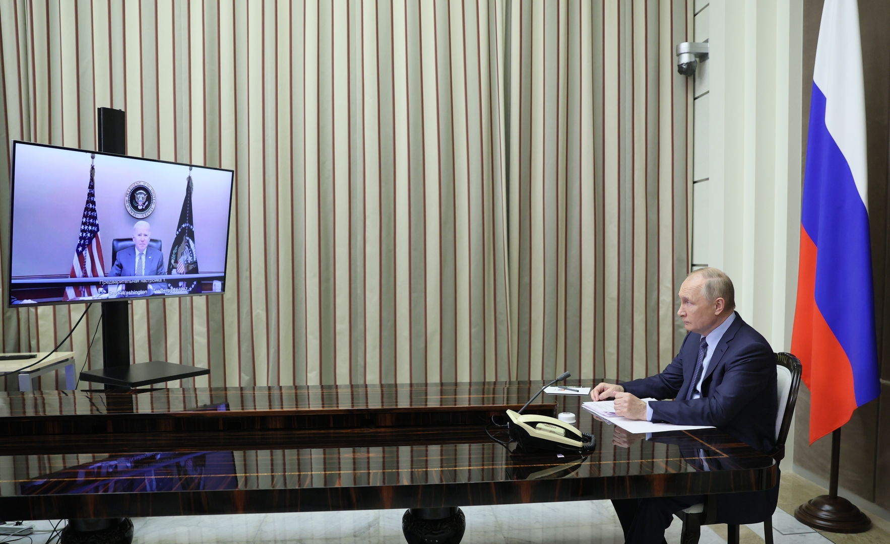 بيسكوف: بوتين وبايدن سيجريان اتصالا هاتفيا مساء السبت 12 فبراير
