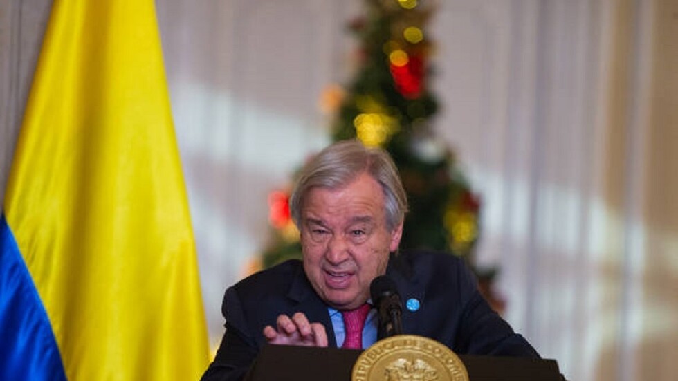 غوتيريش يبحث مع وزير خارجية إيطاليا الأزمة الأوكرانية