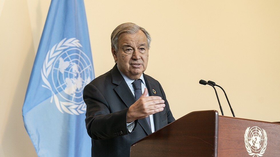غوتيريش يدعو للتوصل إلى تسوية في سوريا وتمديد آلية نقل المساعدات عبر الحدود
