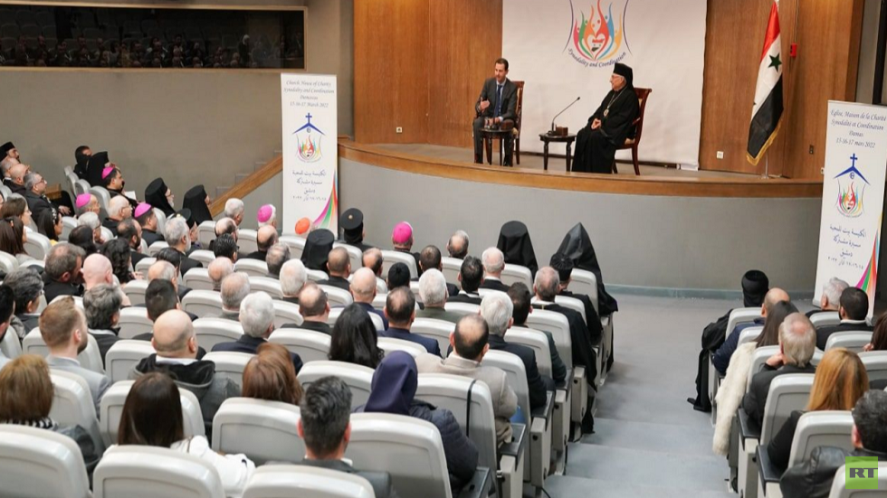 الرئيس السوري: تهجير المسيحيين هدف أساسي من أهداف المخططات الخارجية للمنطقة