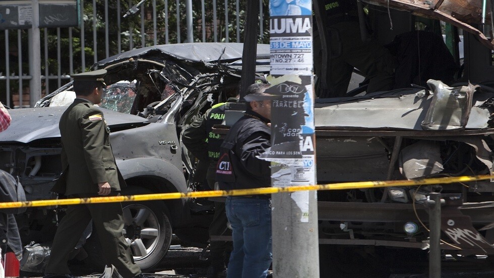 كولومبيا.. مقتل طفل وإصابة 12 شخصا بانفجار قرب مركز للشرطة في العاصمة