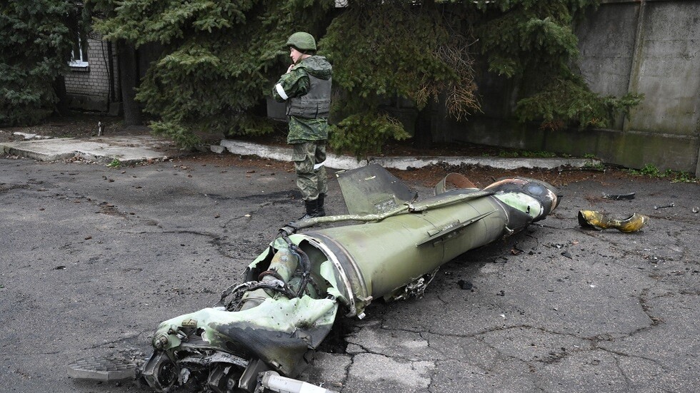 قصف مدينة لوغانسك بصاروخ أوكراني من طراز "توشكا –أو"