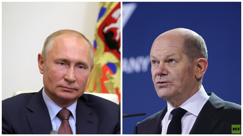 بوتين يبحث مع شولتس تحويل مدفوعات الغاز إلى روبل ونتائج اجتماع اسطنبول