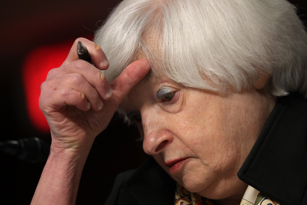 وزيرة الخزانة الأمريكية تتوقع استمرار معدل التضخم بالارتفاع