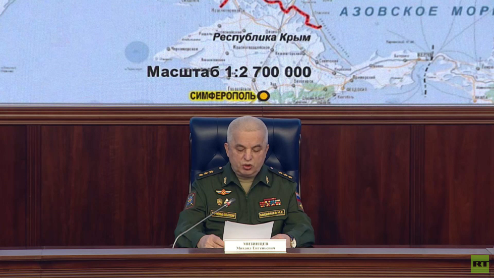 الدفاع الروسية:  تدمير أربعة مراكز قيادة و63 مخزن أسلحة وثلاثة منظومات دفاع جوي