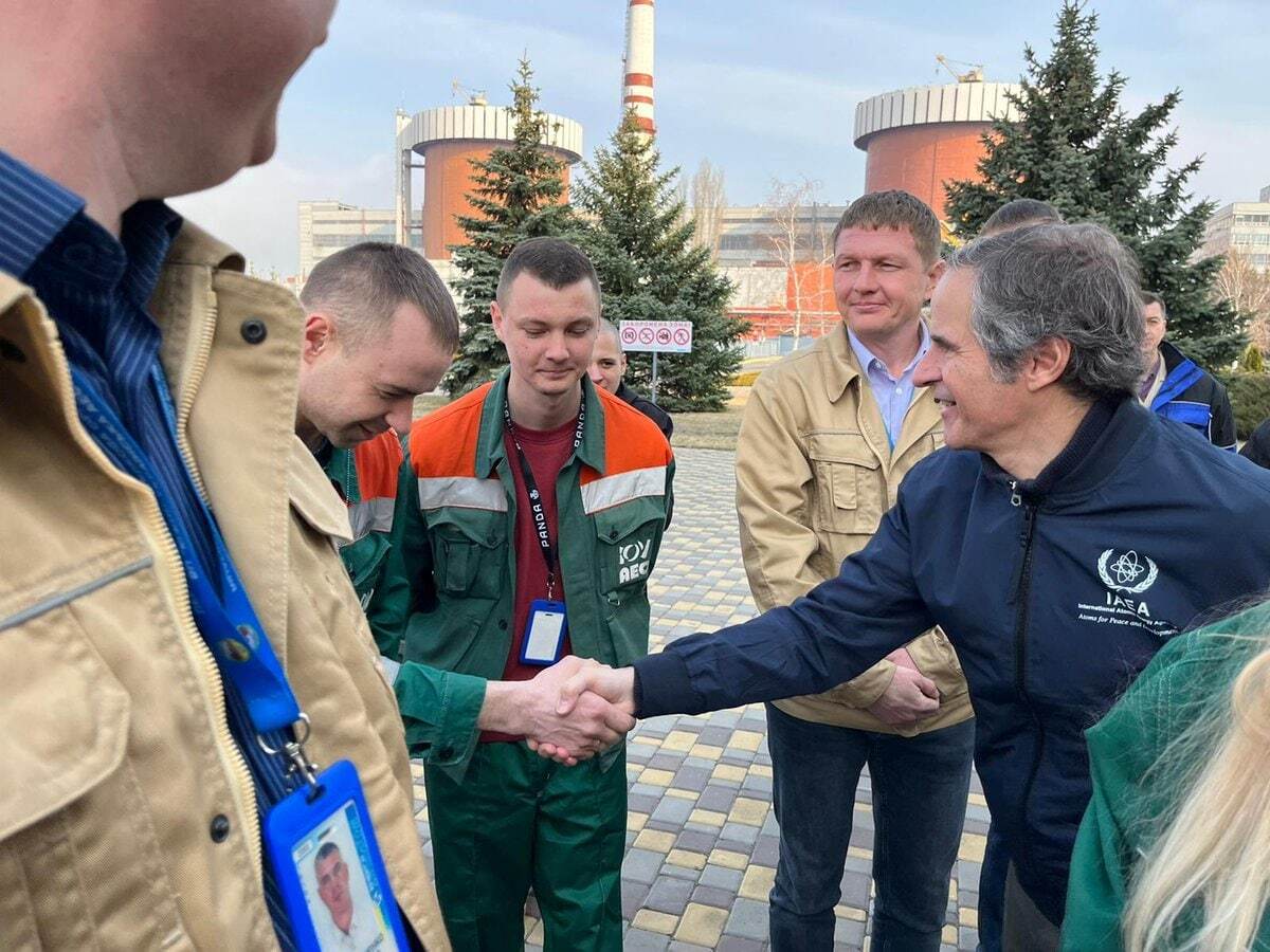 مدير وكالة الطاقة الذرية يصل إلى المحطة الذرية الجنوبية الأوكرانية