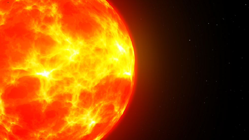 انفجار شمسي عملاق 