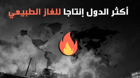 أكثر الدول إنتاجا للغاز الطبيعي