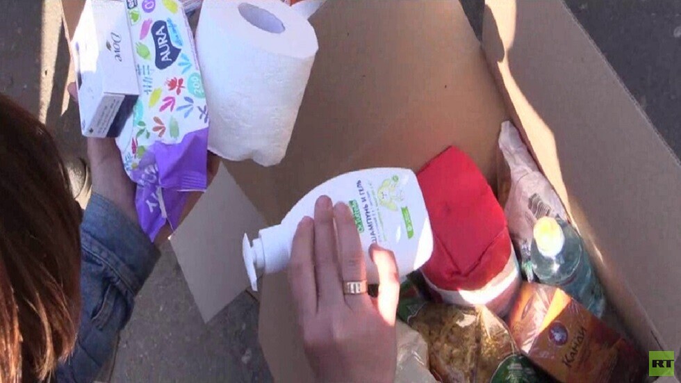 مساعدات روسية إنسانية لدونباس