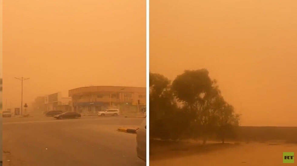 السعودية.. عاصفة ترابية تجعل نهار مدينة حفر الباطن ليلا والأرصاد تحذر (فيديو)