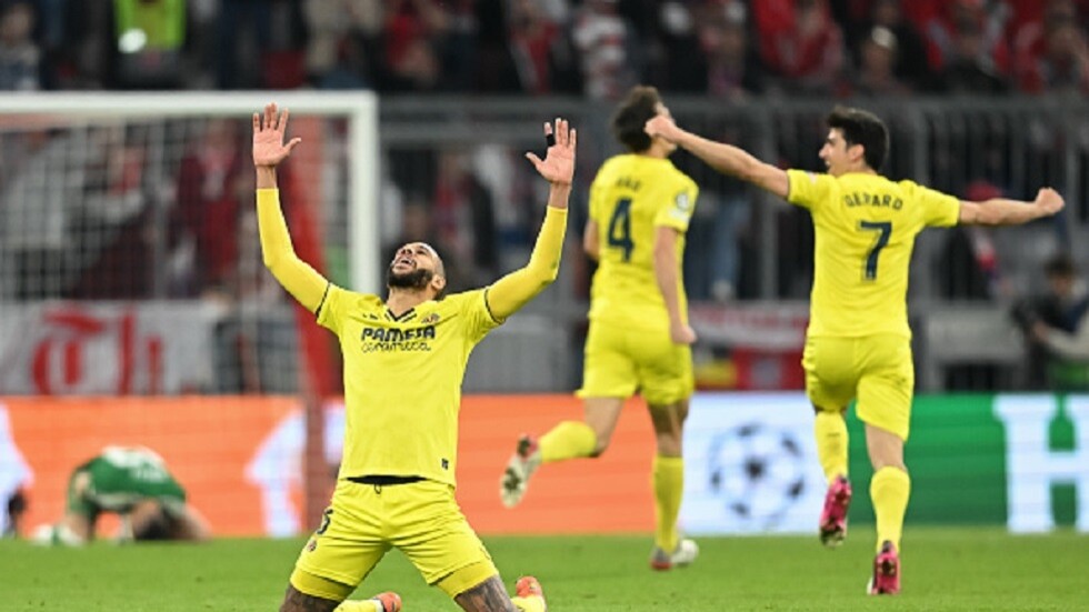 فياريال يقصي بايرن مونيخ الألماني من أبطال أوروبا (فيديو)