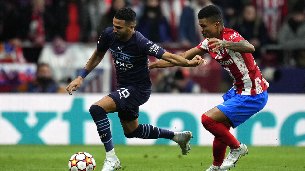 شاهد.. رد فعل مدافع أتلتيكو مدريد بعدما أسقطه محرز بمراوغة مذهلة