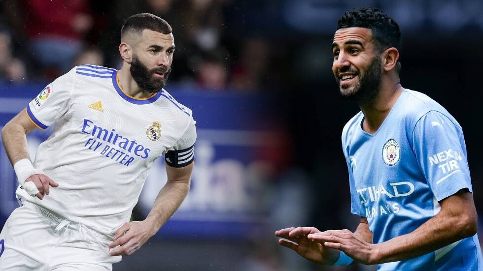 رياض محرز وكريم بنزيما وجها لوجه