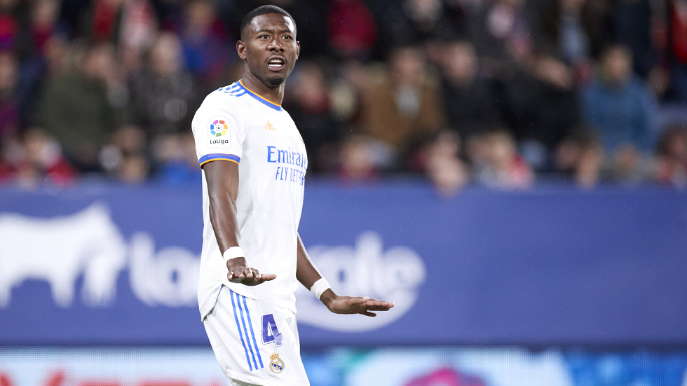 ألابا يوجه رسالة للمشجعين بعد خسارة ريال مدريد أمام مانشستر سيتي