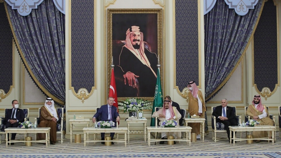 الرقم 1453 يثير انتباه أردوغان أثناء زيارته للسعودية!