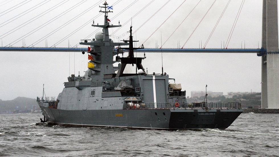 روسيا تختبر سفينة صاروخية جديدة طورتها لأسطول المحيط الهادئ