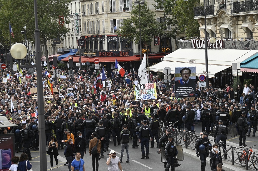 مظاهرات السترات الصفراء في باريس -أرشيف-